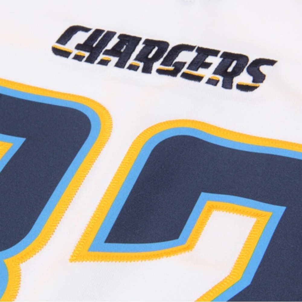 Mens San Diego Chargers Phillip Rivers Nike White Limited Jersey - Picture 4 of 7
